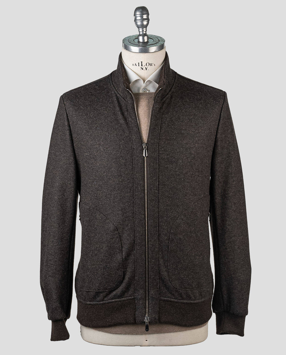 Cesare Attolini Brown Ply Coat