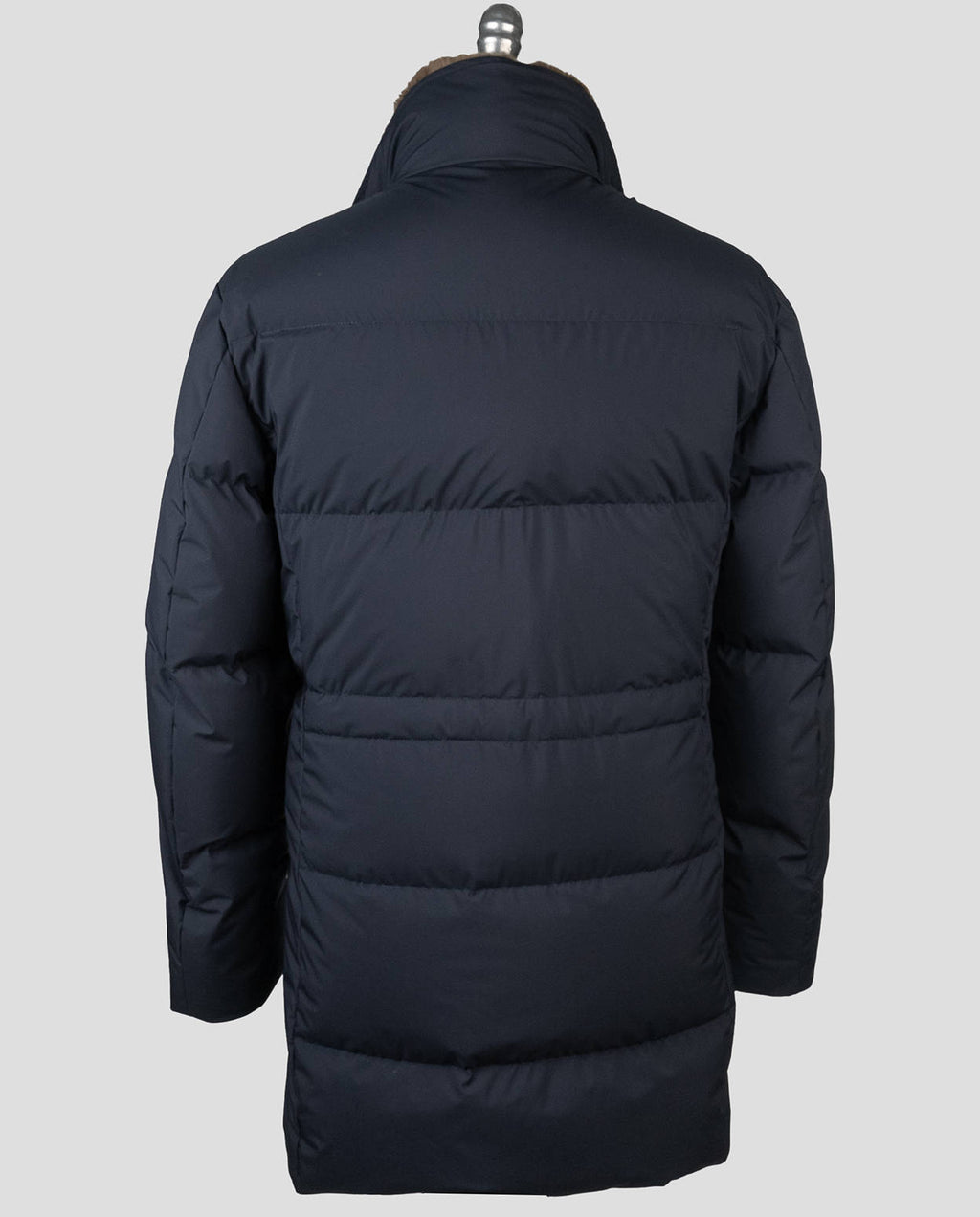 Cesare Attolini Blue Navy Pl Beaver Fur Coat