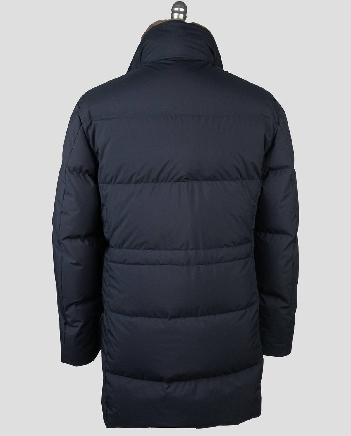 Cesare Attolini Blue Navy Pl Beaver Fur Coat