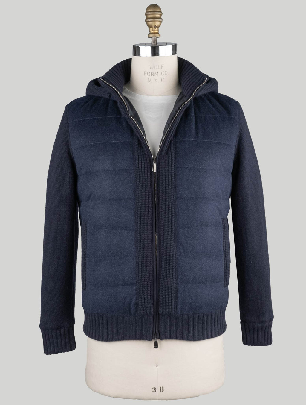 Cesare Attolini Blue Cashmere Coat