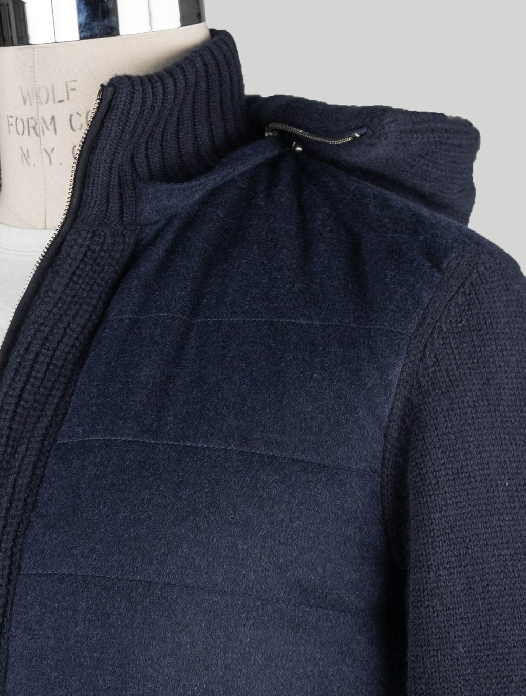 Cesare Attolini Blue Cashmere Coat