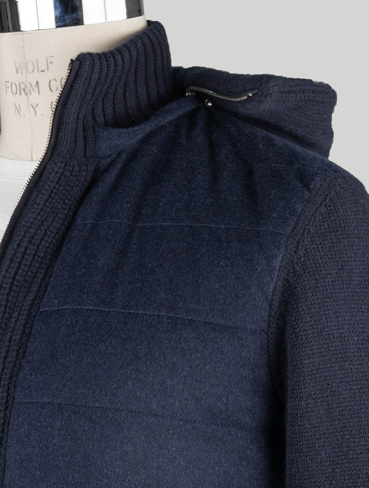 Cesare Attolini Blue Cashmere Coat