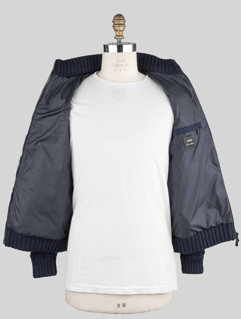 Cesare Attolini Blue Cashmere Coat