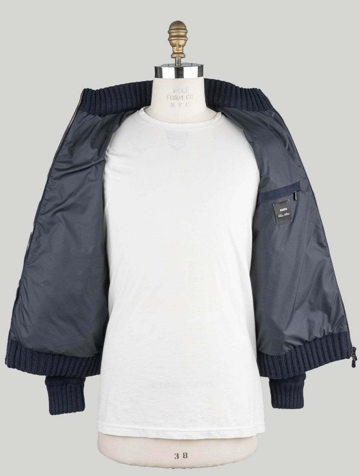 Cesare Attolini Blue Cashmere Coat