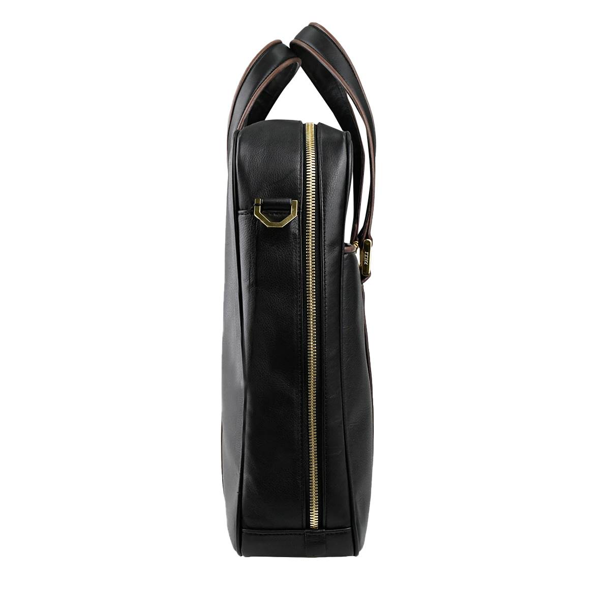 Zilli Black Leather Briefcase