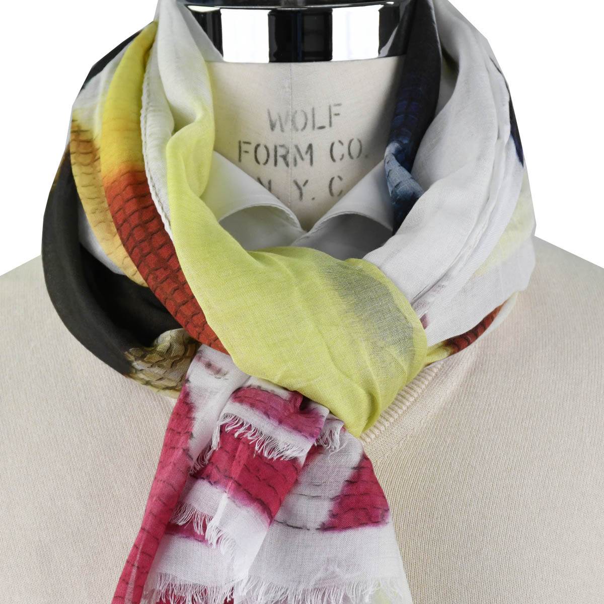 FEFÈ Glamour Pochette Fefè Multicolor Modal Cashmere Scarf Multicolor 001