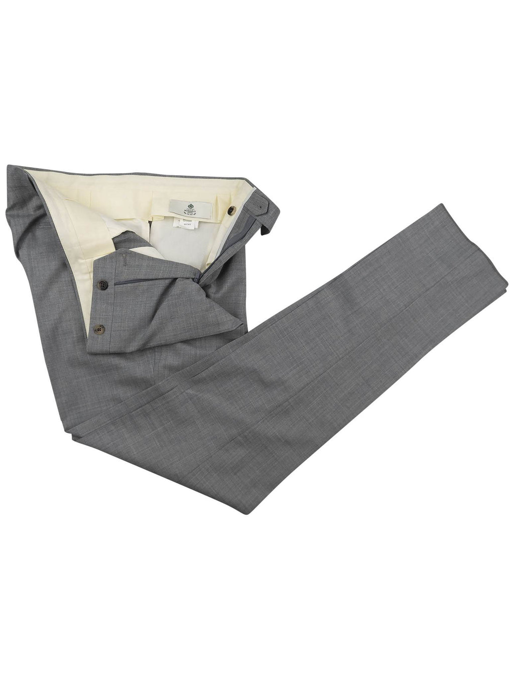 Luigi Borrelli Luigi Borrelli Gray Virgin Wool Pant Gray 001
