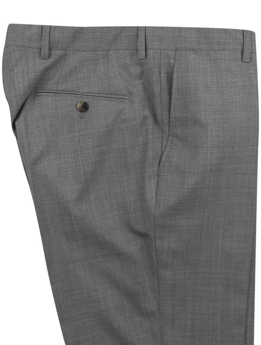 Luigi Borrelli Gray Virgin Wool Pant