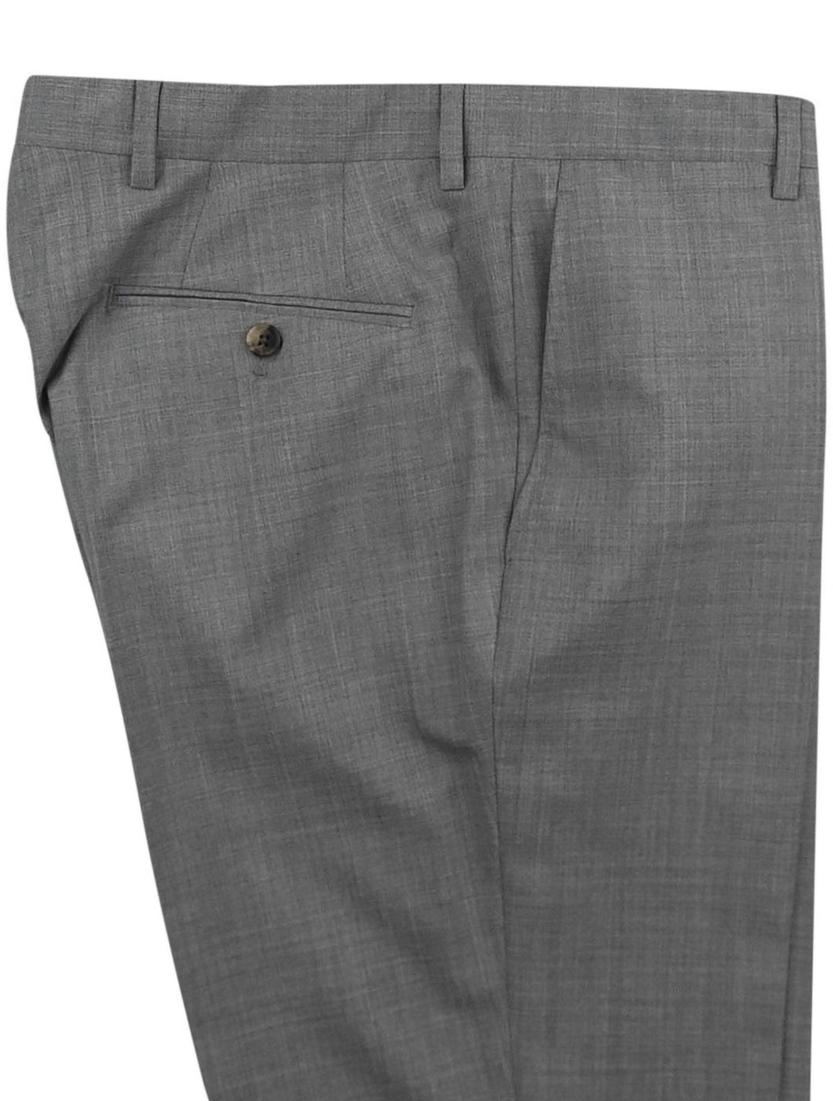 Luigi Borrelli Gray Virgin Wool Pant
