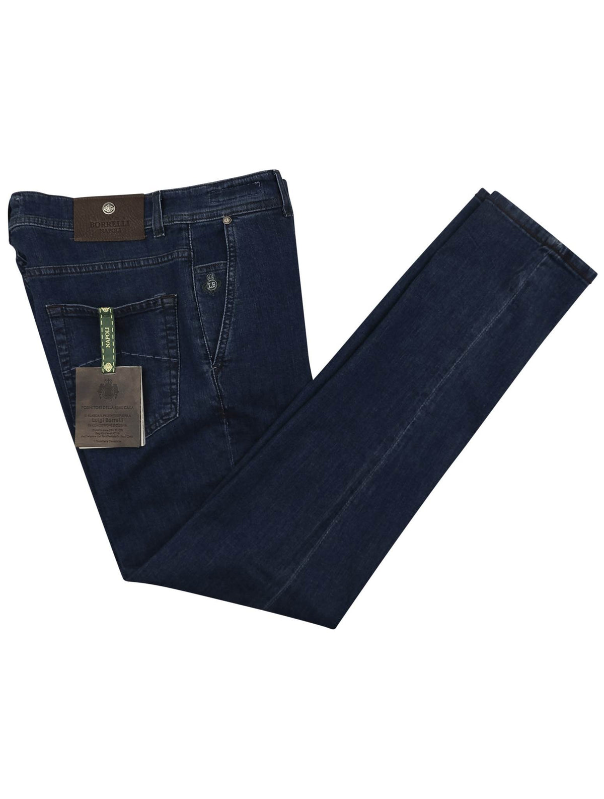 Luigi Borrelli Blue Cotton Ea Jeans