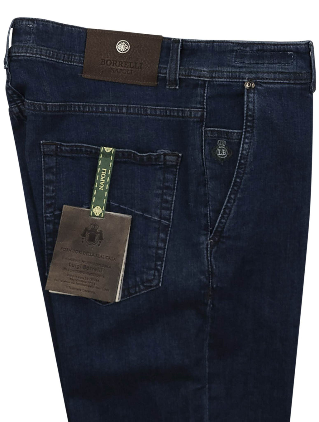 Luigi Borrelli Blue Cotton Ea Jeans