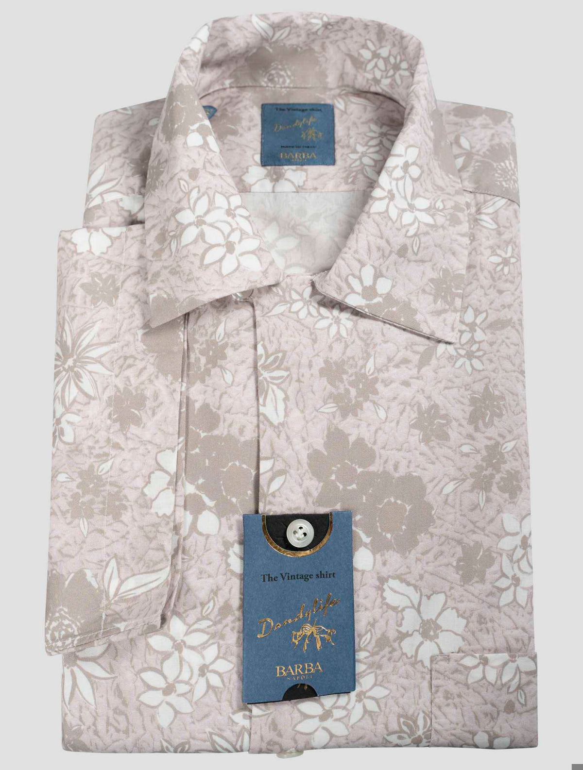 Barba Napoli Barba Napoli Pink Cotton Short Sleeve Shirt Pink 000
