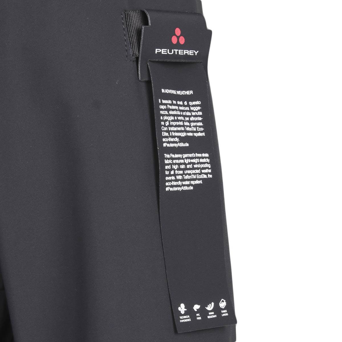 PEUTEREY Black Pa Ea Coat