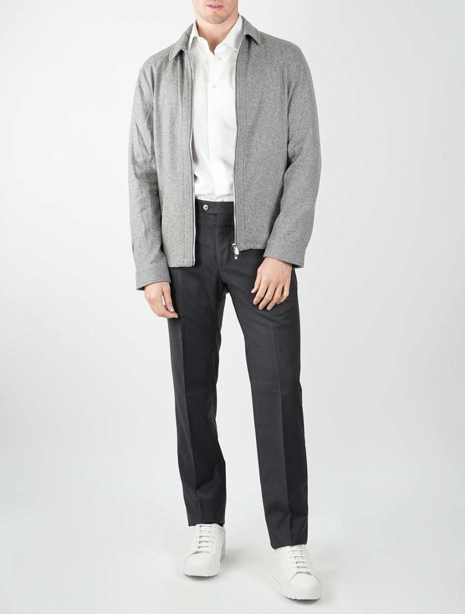 Marco Pescarolo Gray Cashmere Ea Coat