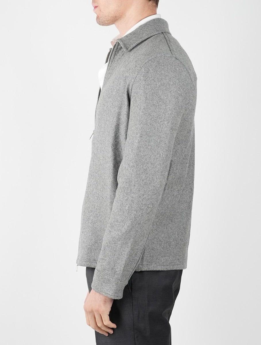 Marco Pescarolo Gray Cashmere Ea Coat