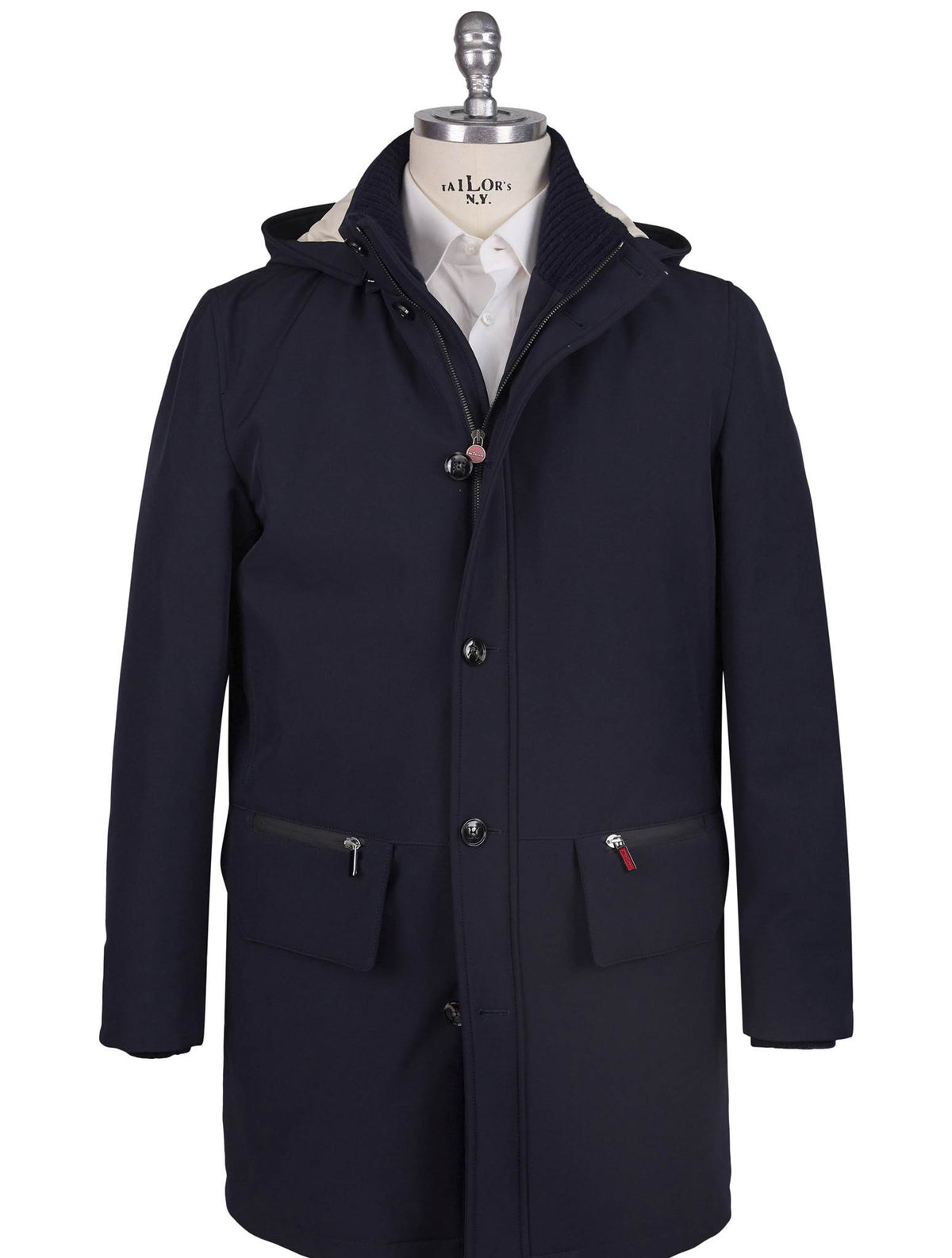 Kiton Blue PL EA Overcoat