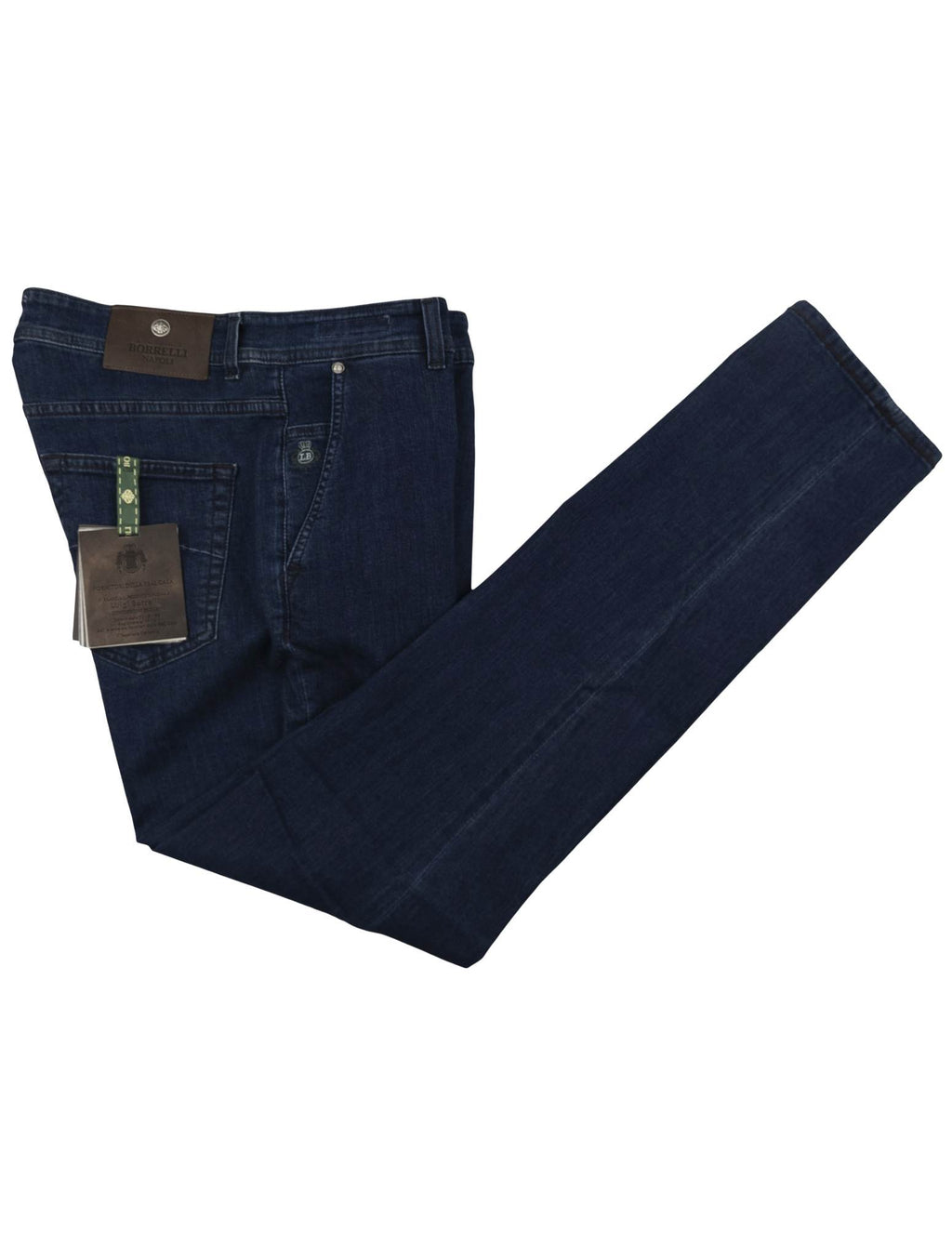 Luigi Borrelli Blue Cotton Ea Jeans