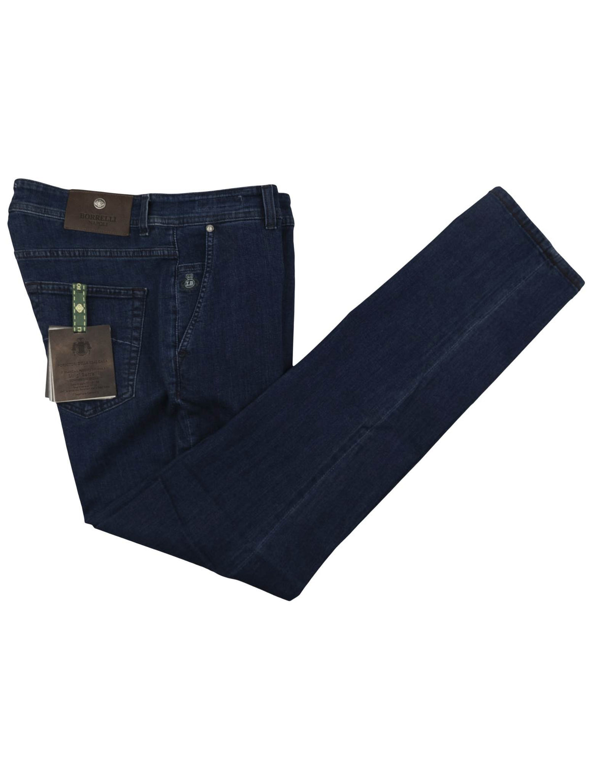 Luigi Borrelli Blue Cotton Ea Jeans