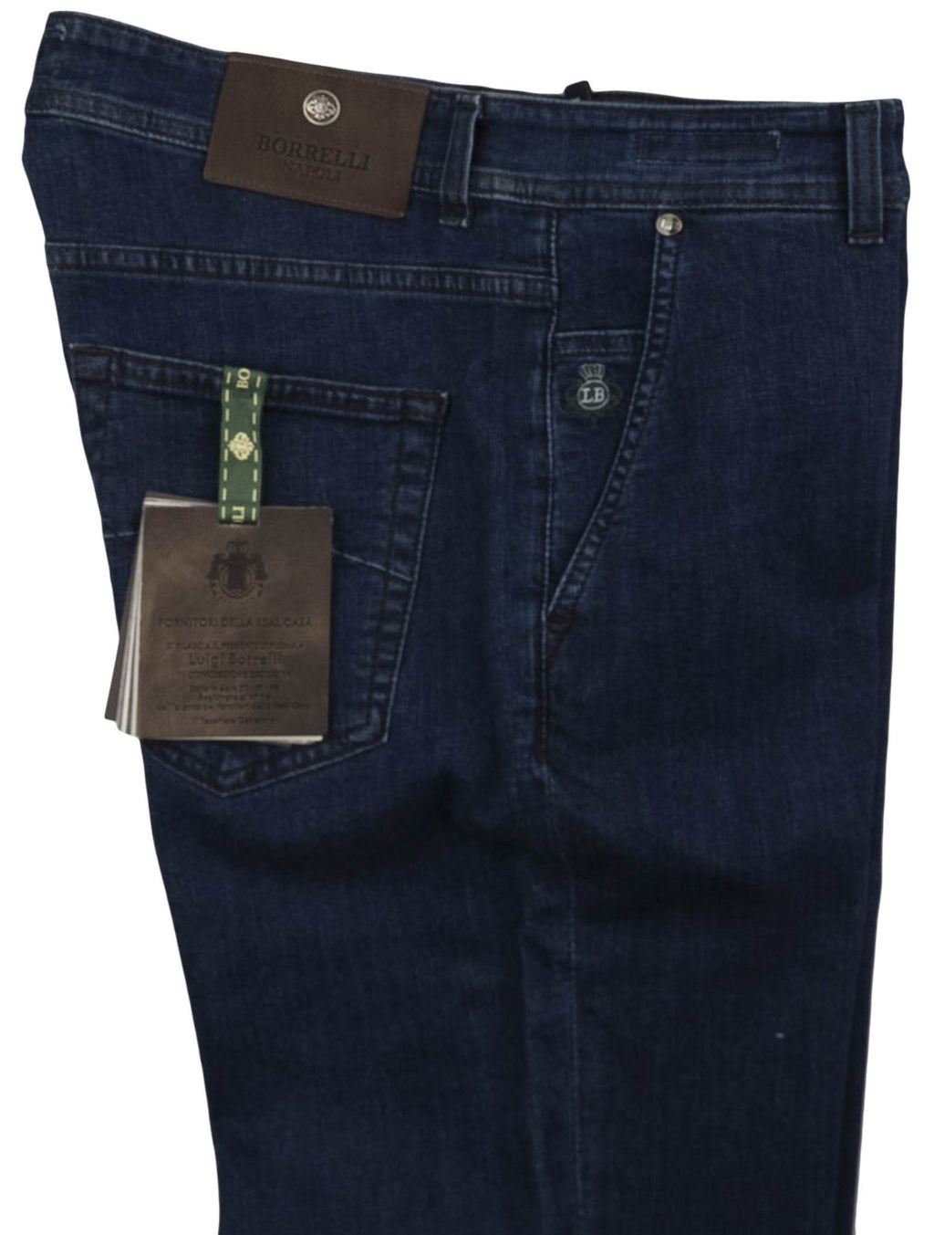 Luigi Borrelli Blue Cotton Ea Jeans
