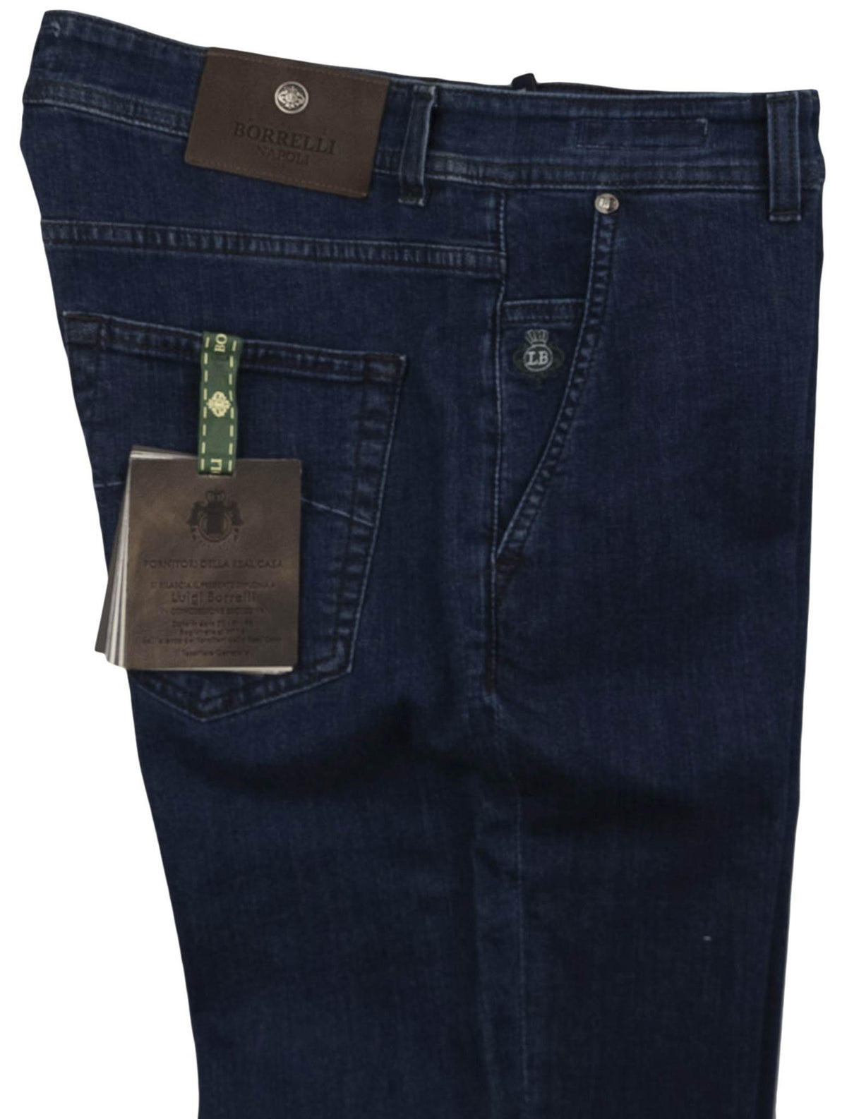 Luigi Borrelli Blue Cotton Ea Jeans