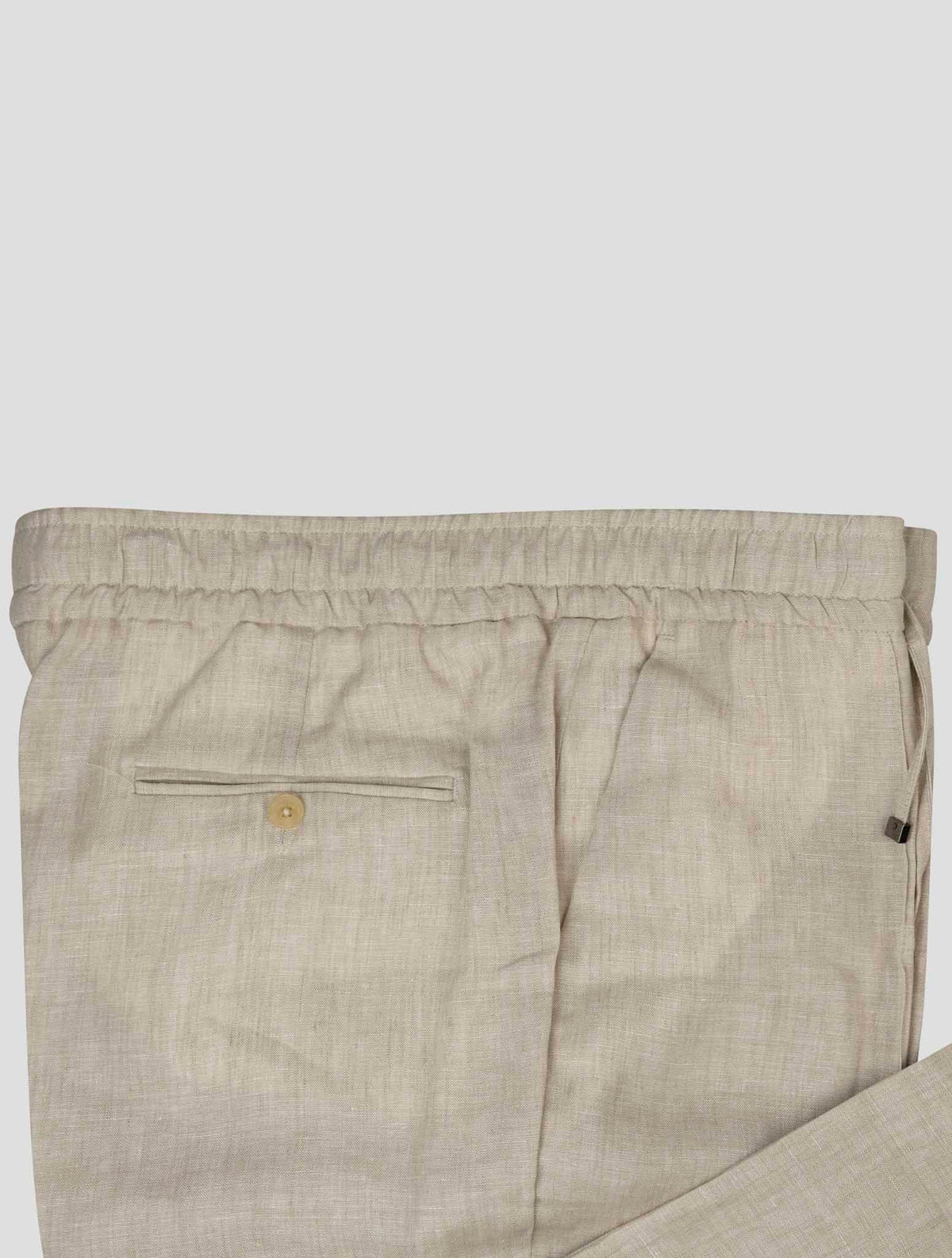 Isaia Beige Linen Pants