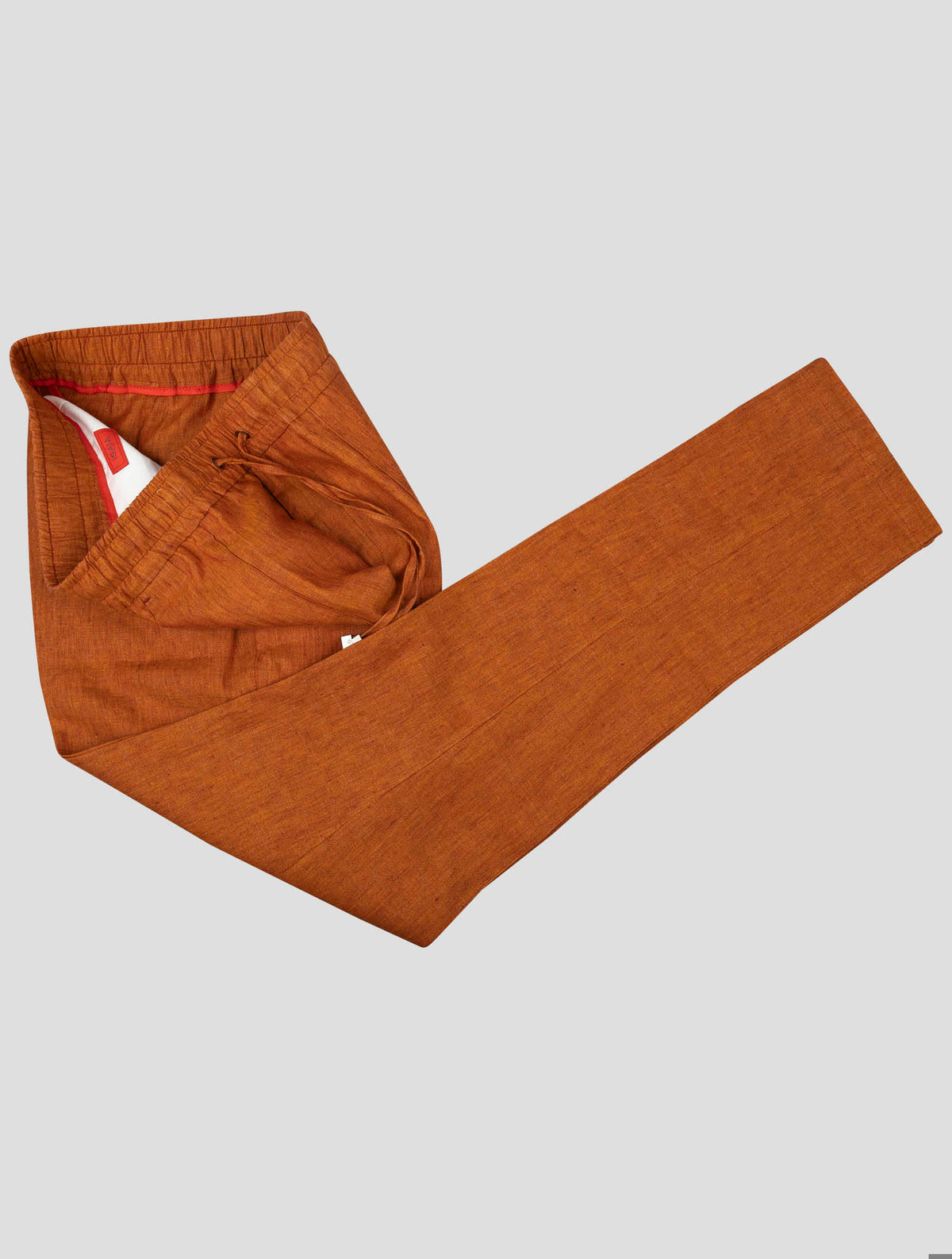 Isaia Isaia Orange Linen Pants orange 001