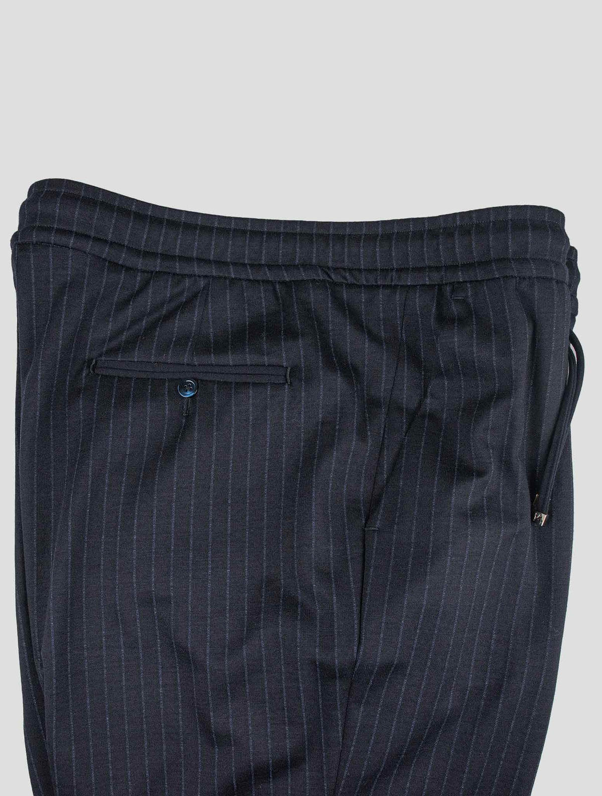 Isaia Blue Wool Pa Ea Pants