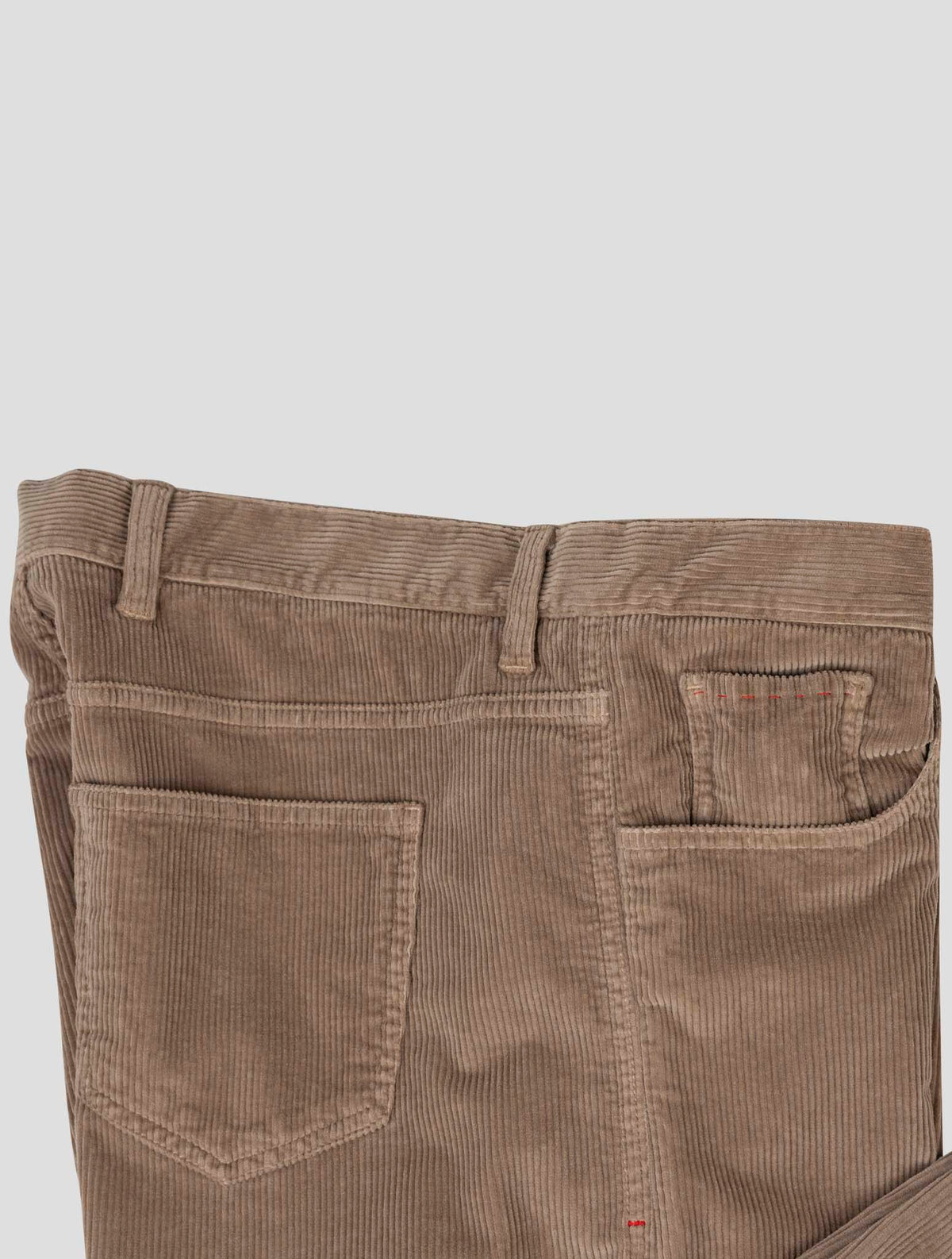 Isaia Light Brown Cotton Ea Pants