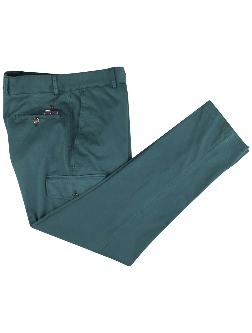 Isaia Isaia Green Cotton Cashmere Ea Cargo Pant Green 000