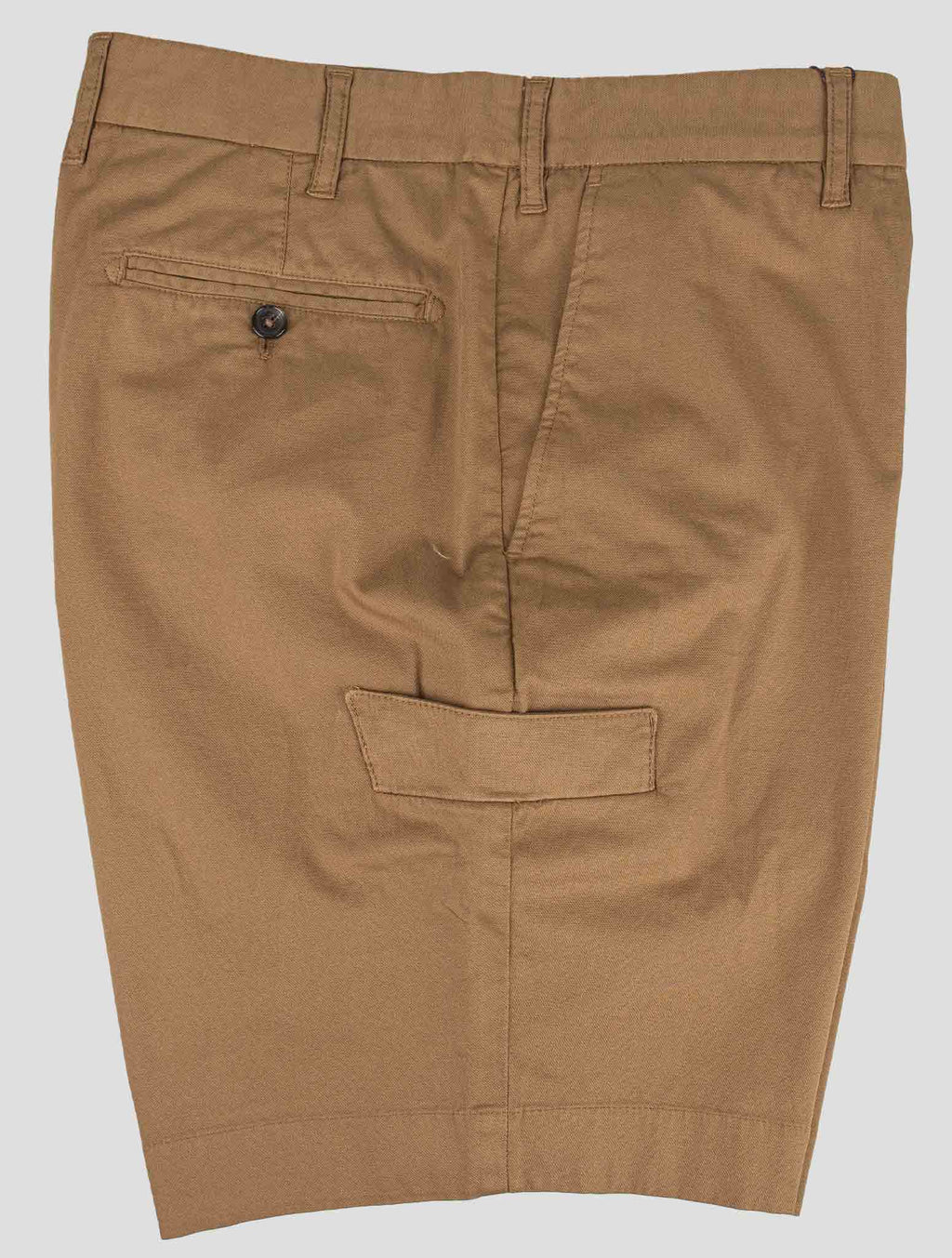 Isaia Beige Cotton Ea Short Pants