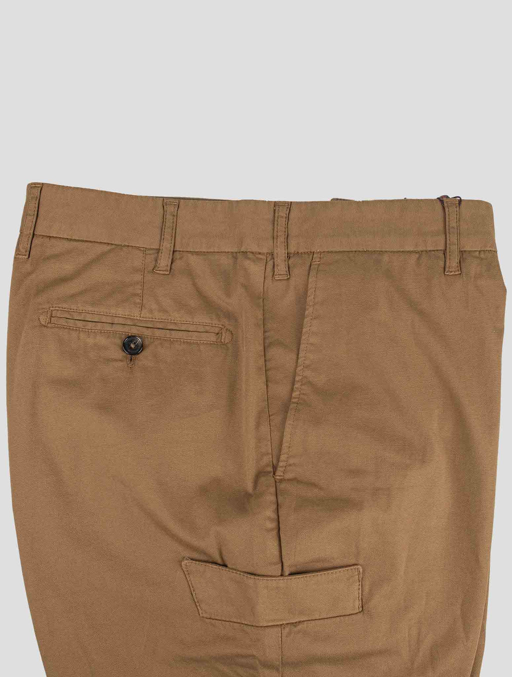 Isaia Beige Cotton Ea Short Pants