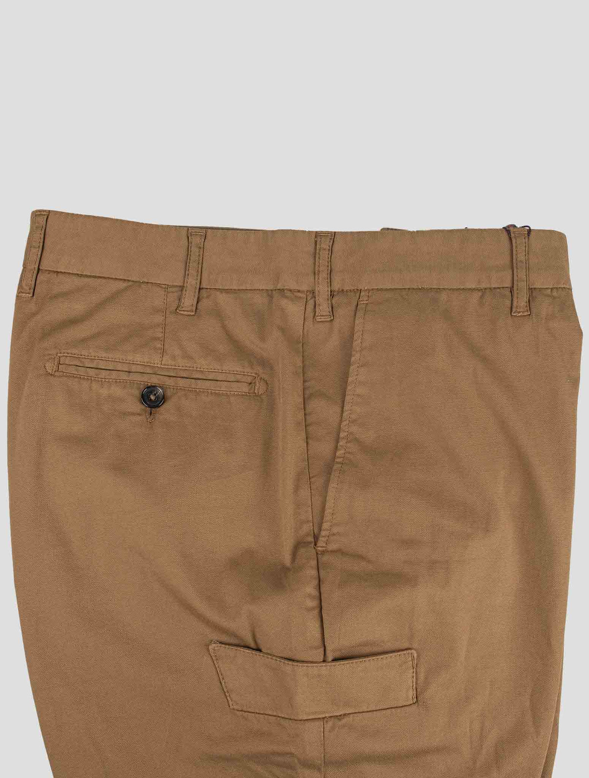 Isaia Beige Cotton Ea Short Pants