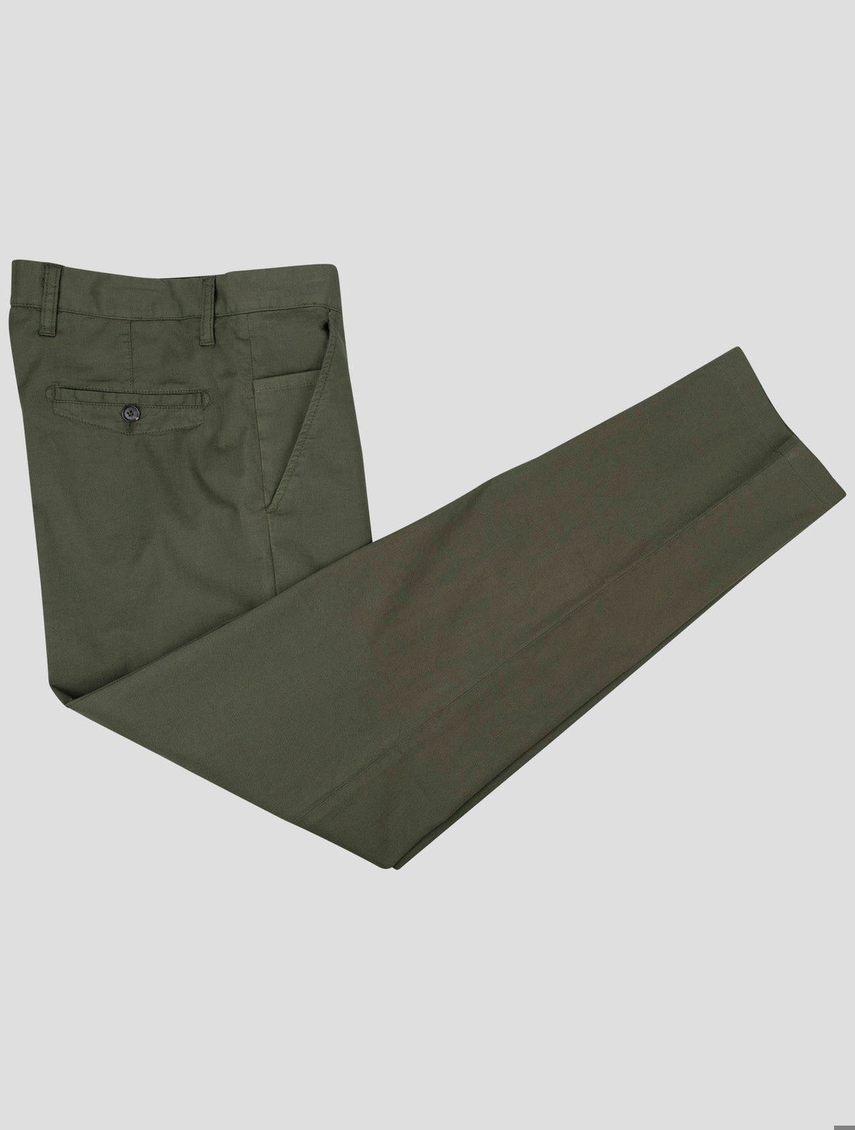 Isaia Isaia Green Cotton Ea Pants green 000