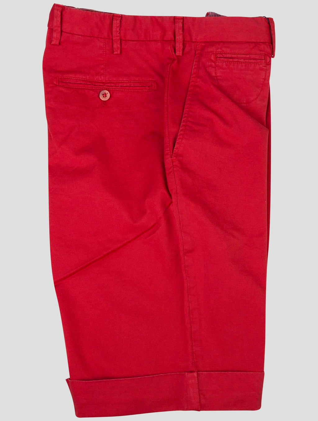 Isaia Isaia Red Cotton Ea Short pants red 000