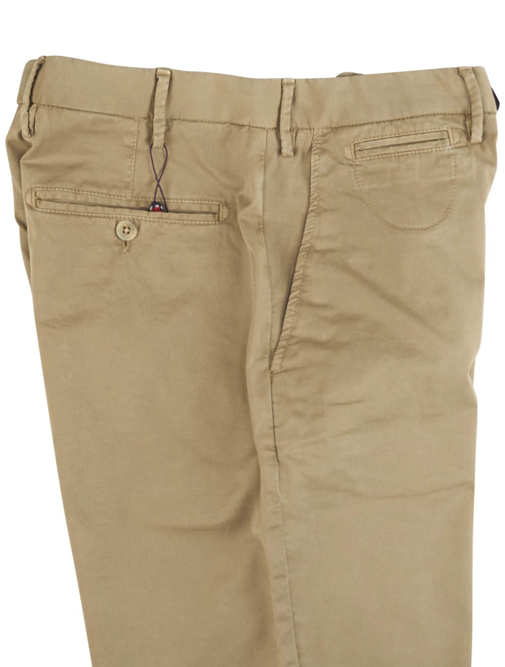 Isaia Beige Cotton Short Pant