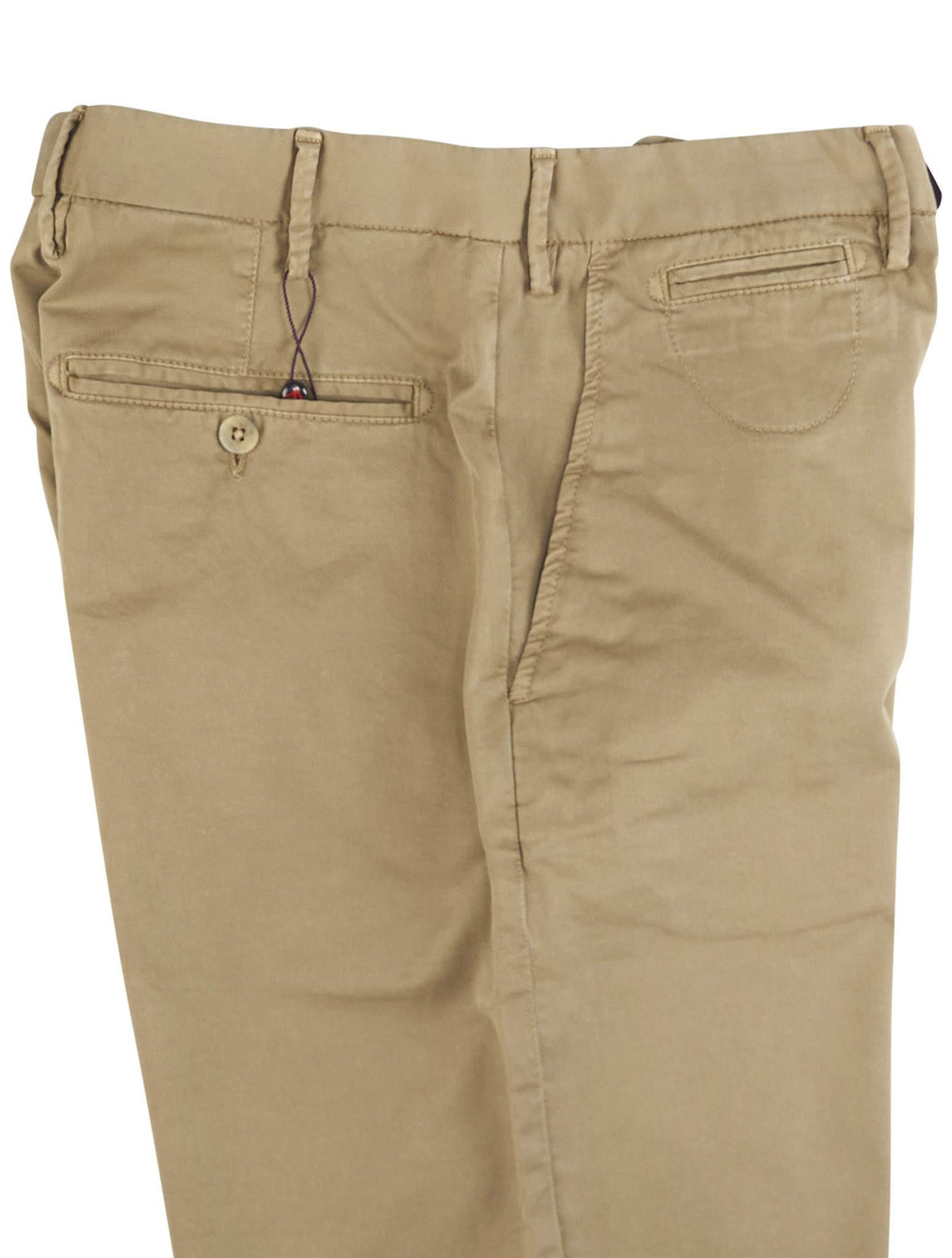 Isaia Beige Cotton Short Pant