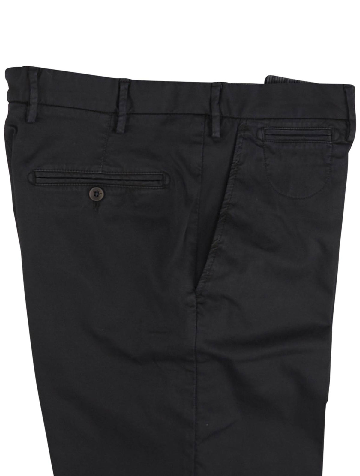 Isaia Black Cotton Ea Short Pant