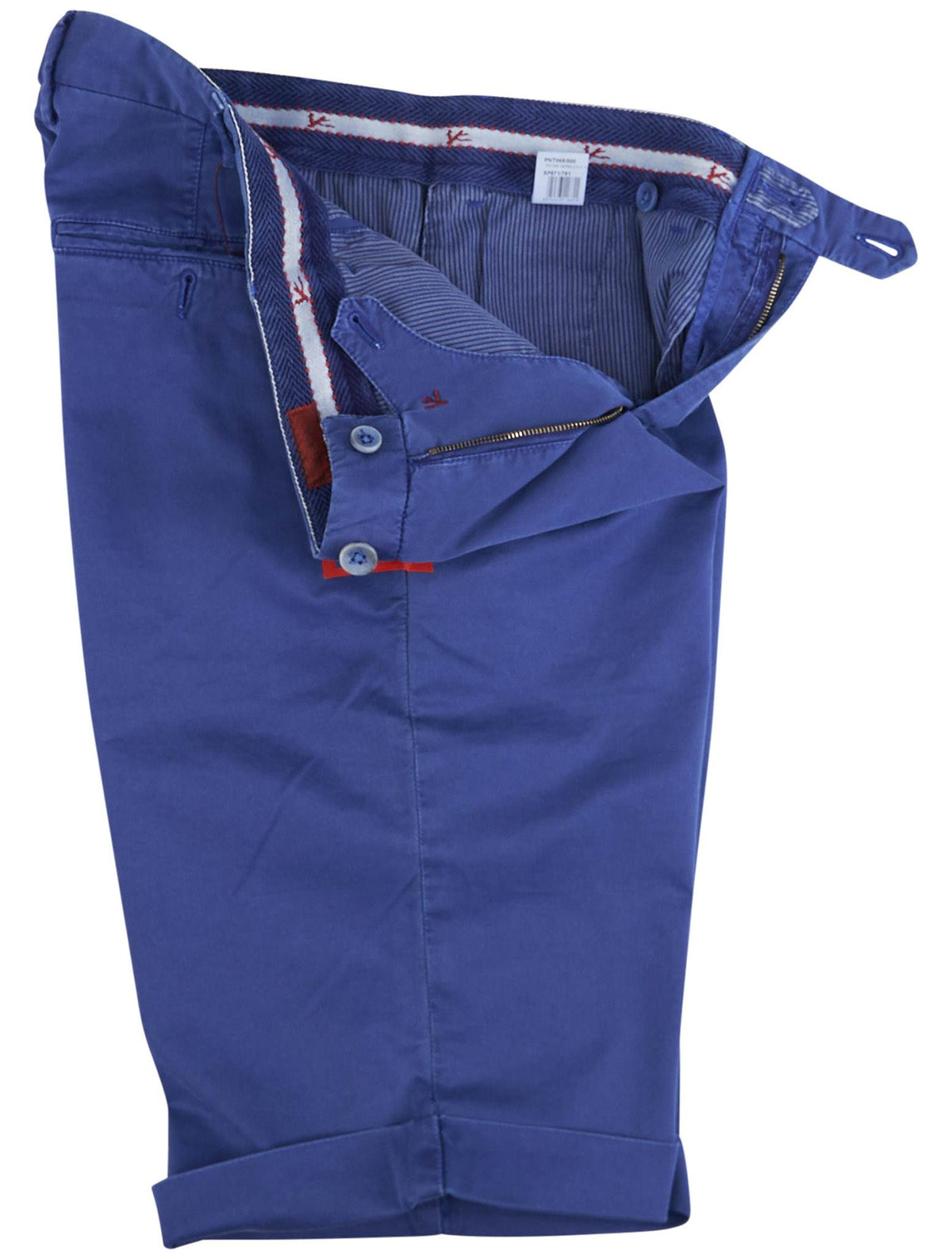 Isaia Isaia Blue Cotton Ea Short Pant Blue 001