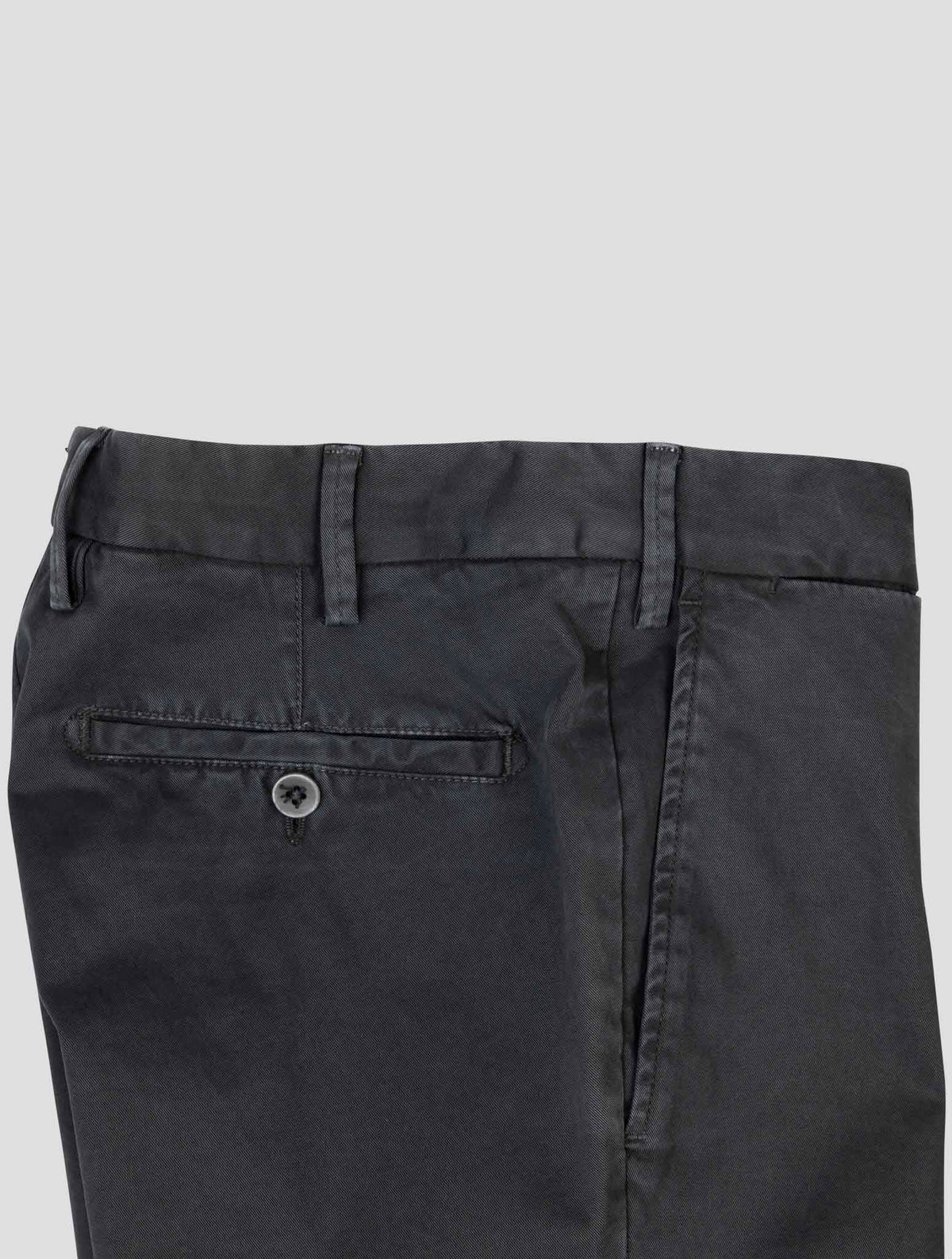 Isaia Blue Cotton Ea Pants