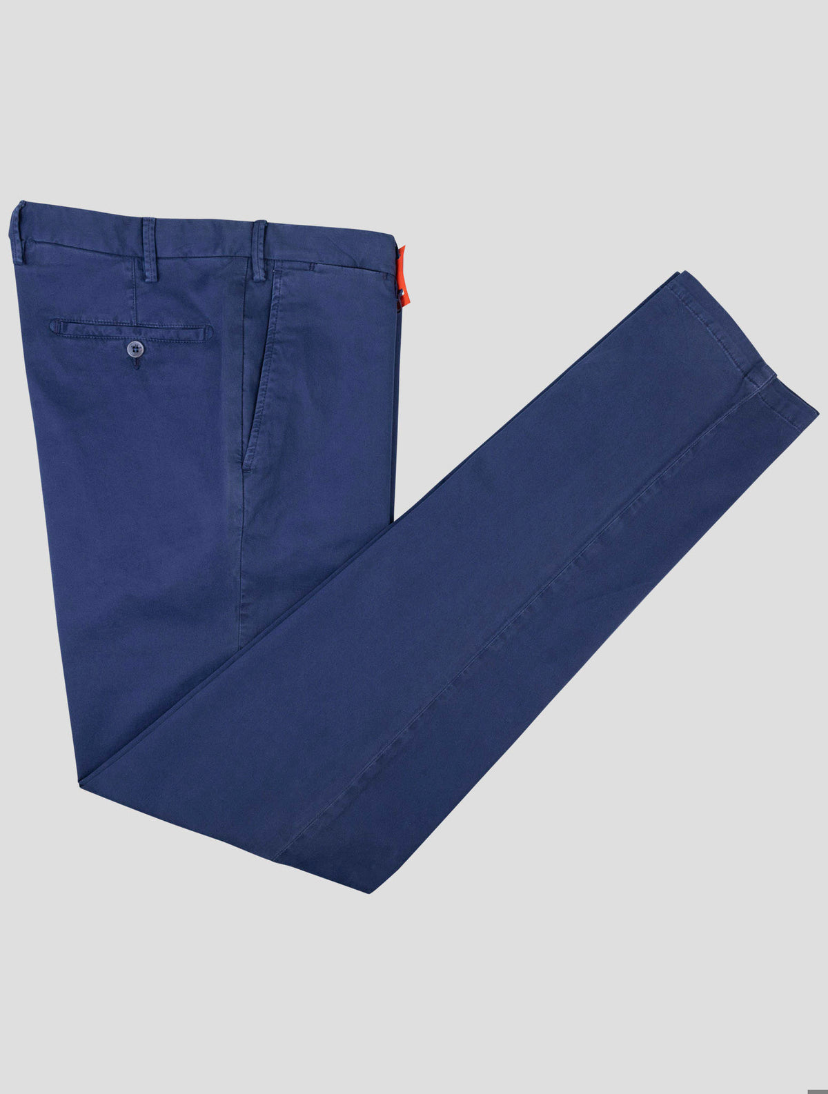 Isaia Blue Cotton Ea Pants