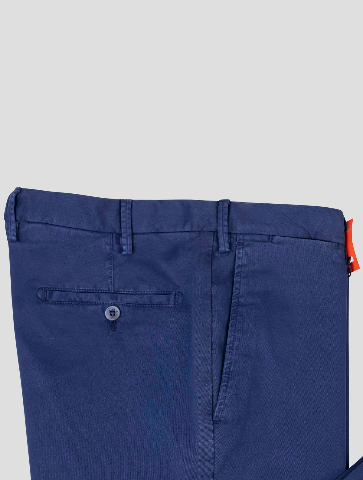 Isaia Blue Cotton Ea Pants