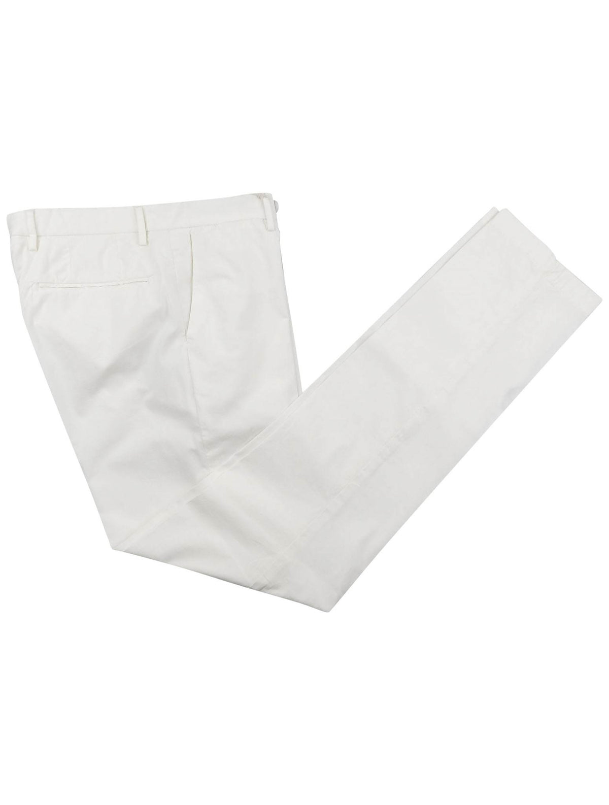 Luigi Borrelli White Cotton Ea Pant