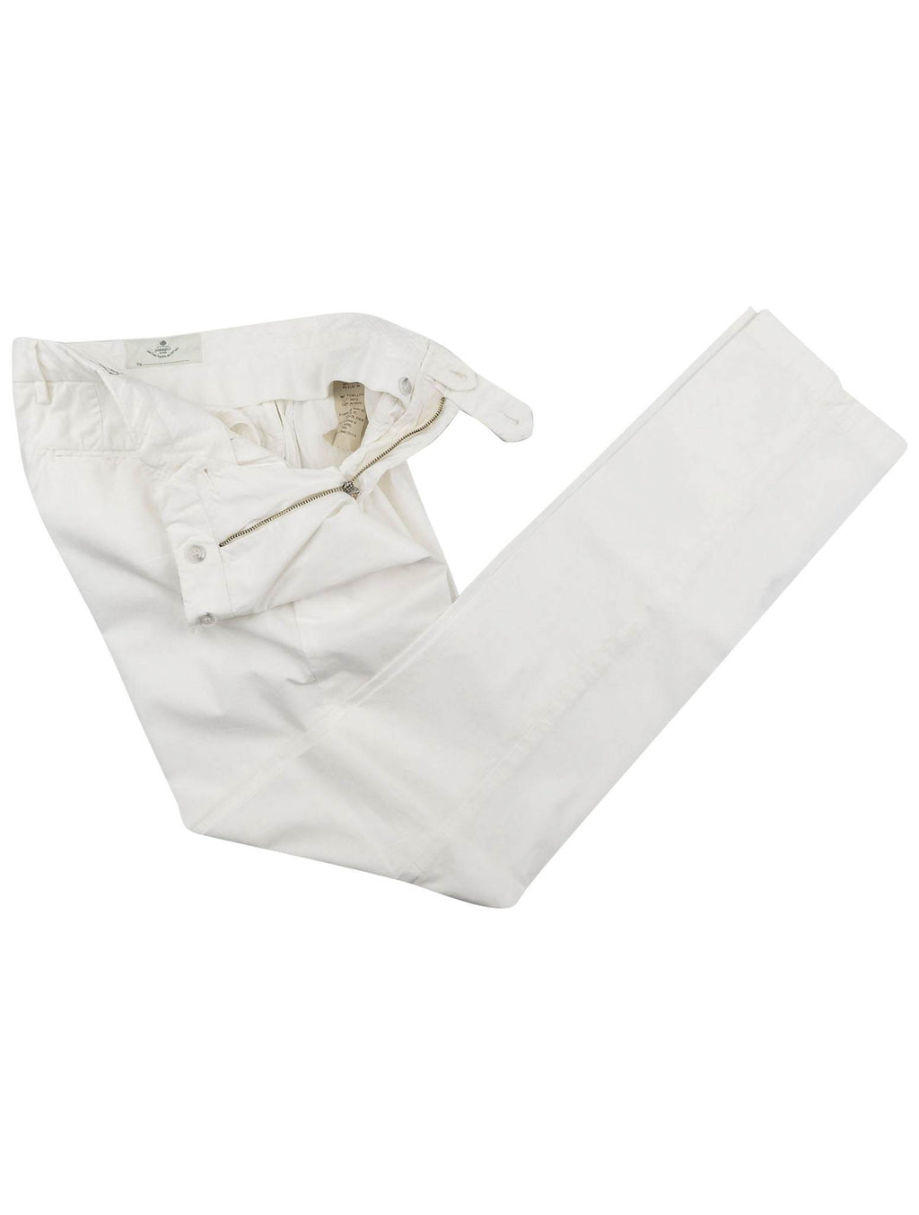 Luigi Borrelli Luigi Borrelli White Cotton Ea Pant White 001