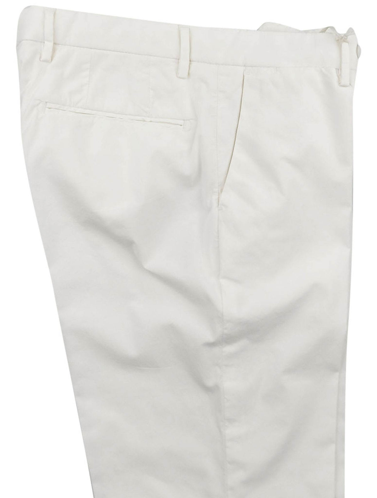 Luigi Borrelli White Cotton Ea Pant