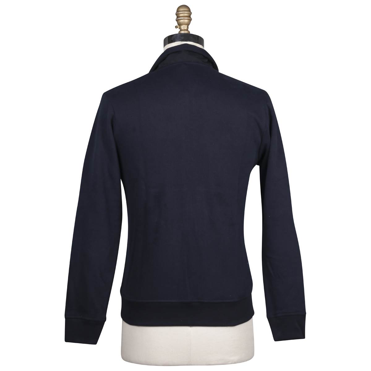 PAUL&SHARK Blue Cotton Sweater Full Zip