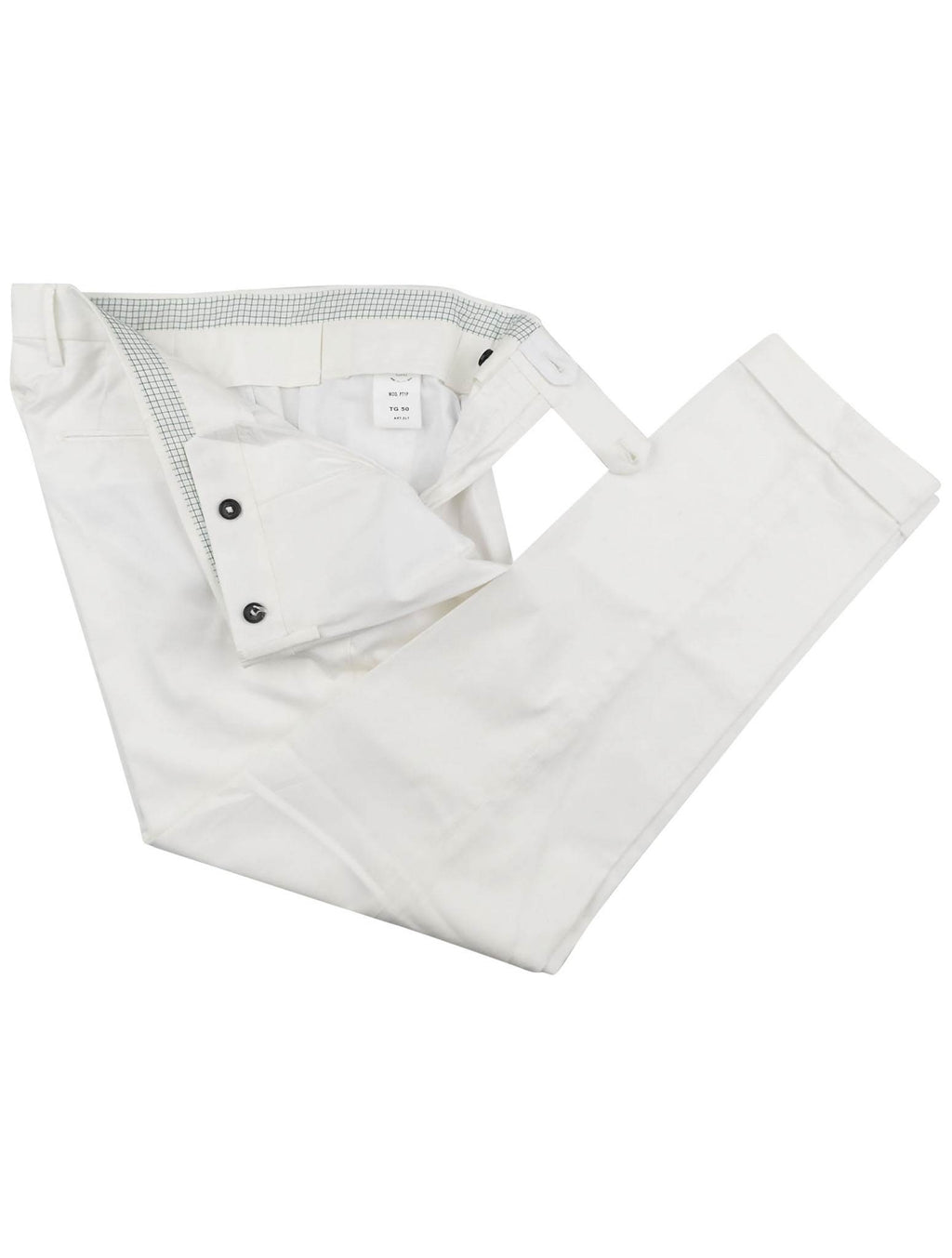 Luigi Borrelli Luigi Borrelli White Cotton Ea Pant White 001