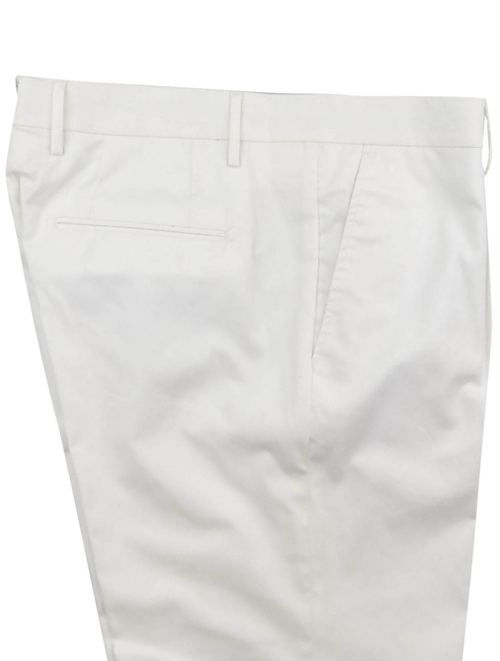 Luigi Borrelli White Cotton Ea Pant