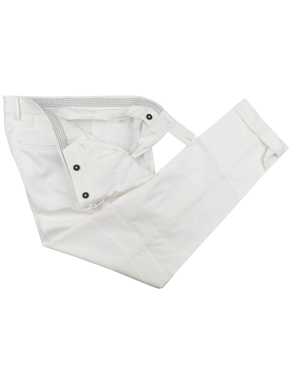 Luigi Borrelli Luigi Borrelli White Cotton Ea Pant White 001