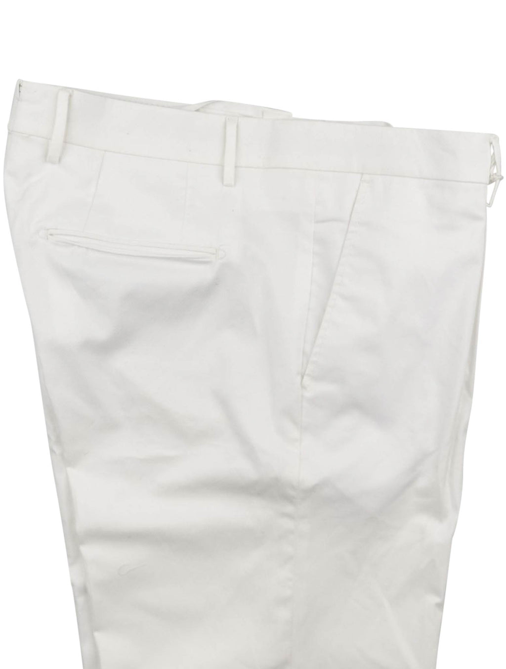 Luigi Borrelli White Cotton Ea Pant