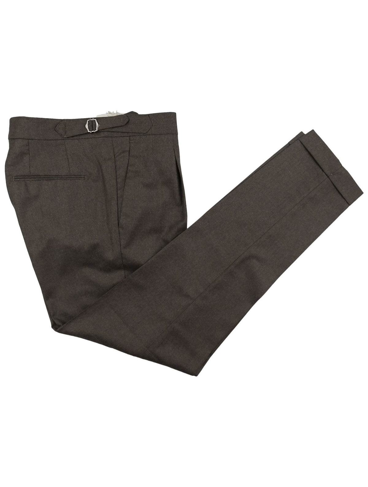 Luigi Borrelli Luigi Borrelli Brown Virgin Wool EaPant Brown 000